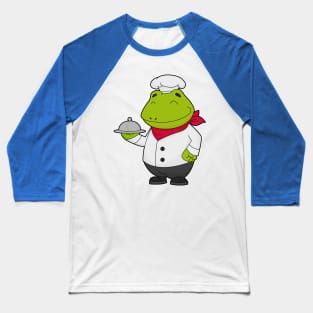 Frog as Cook with Platter Baseball T-Shirt